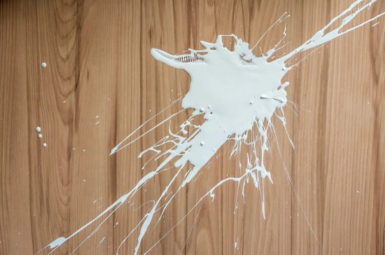 Wood Splattered in Paint
