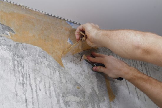 Wallpaper Removal process