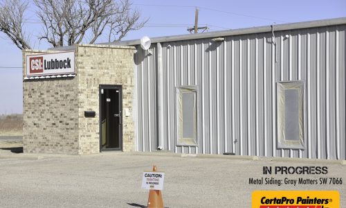 CSI Metal Siding During Repainting