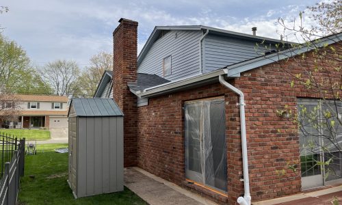 Exterior Siding Painting (Before)