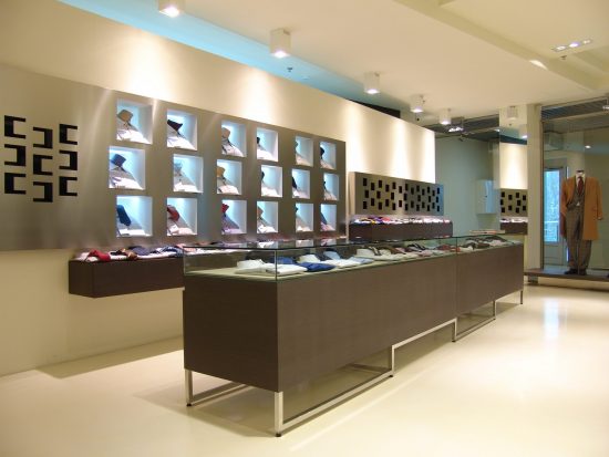interior of retail building