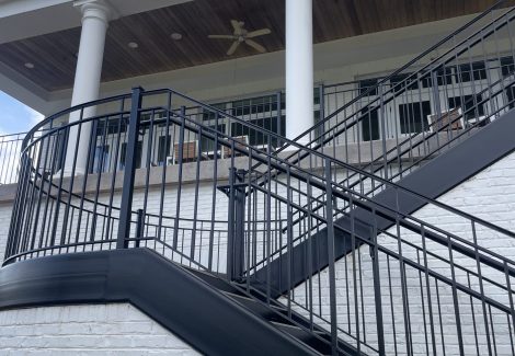 Country Club Exterior Stair Railing