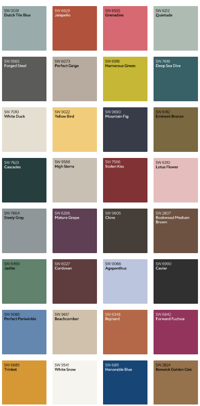 Sherwin-Williams® Colormix® Trend Forecast 2027