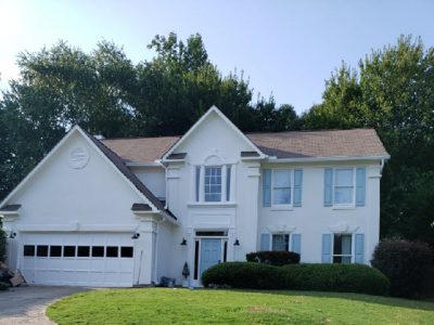photo of repainted home in alpharetta ga