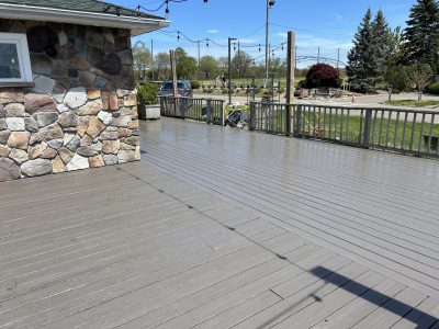 Indian Island Golf Course Deck Painting Riverhead, NY