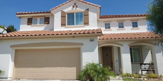 stucco home