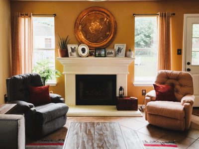 Beige Accent Wall