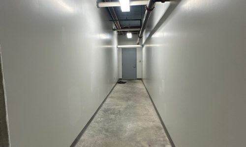 Dayton Dragons Service Corridor Before Painting