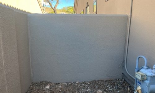 Yard Wall After