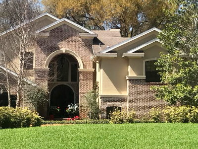 Lutz brick stucco home exterior repaint