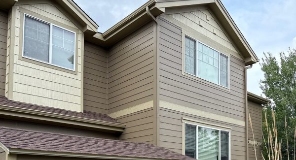 brown and tan painted house exterior
