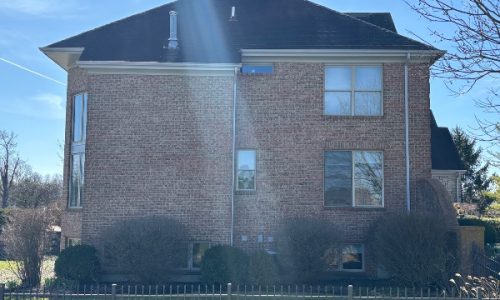 Exterior Brick, Stone & Trim Painting Project (Before)