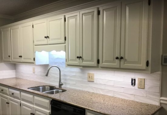 refinished and painted cabinets in hickory, nc