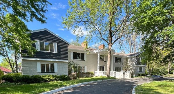 painted exterior of multi-family residential unit