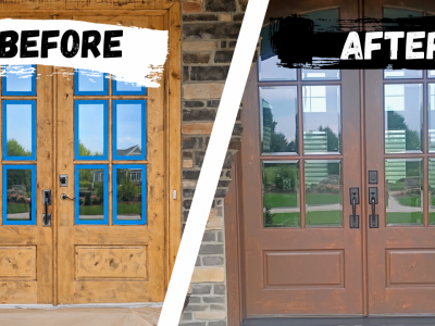 Front Door Staining
