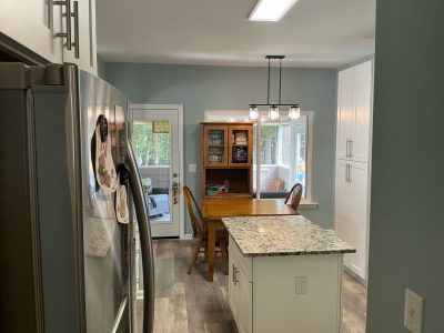 interior kitchen after painting home