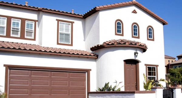 stucco home
