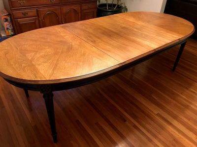 Table after refinishing project