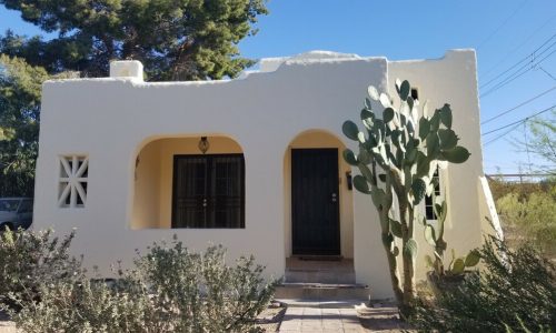 White Exterior House