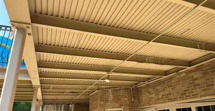 Porch Ceiling Repair and Railing Repaint