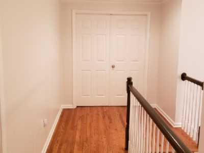 repainted hallway in roswell ga