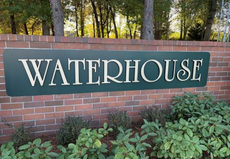 Monument Sign Repaint for Waterhouse HOA