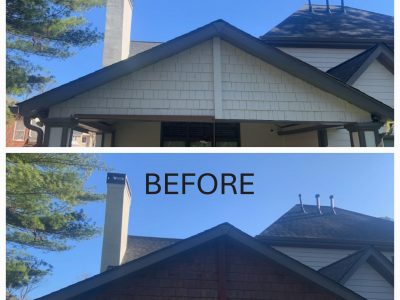 House front painting in John's Creek, GA