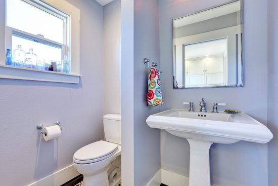 standard bathroom interior painting