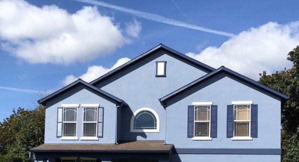 stucco home