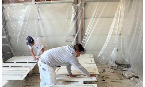 paint and stain application
