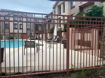 Hotel Pool Gate & Fencing Repaint