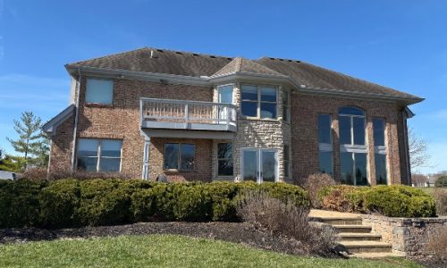 Exterior Brick, Stone & Trim Painting Project (Before)