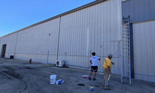 Window Repainting & Restoration (During)