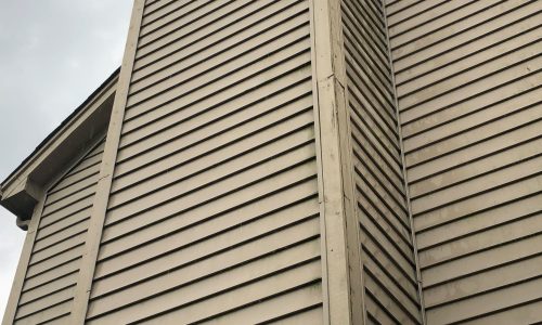 Elevated Chimney Trim Boards
