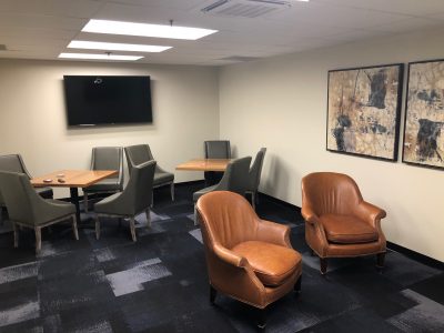 Golf club lounge painting