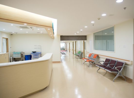 Empty Front Desk Hospital