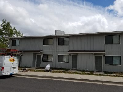 Gray Exterior House Painting