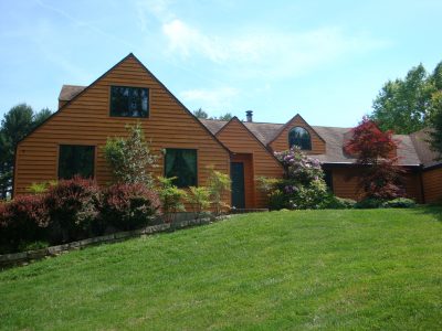 Exterior painting by CertaPro house painters in Parkville, MD