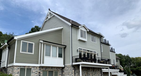 condo exterior after painting