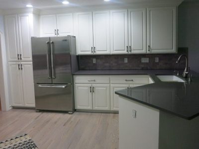 Cabinet Painting Project in Gig Harbor