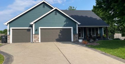 Repainted Home & Garage Exterior in Ankeny, IA ...