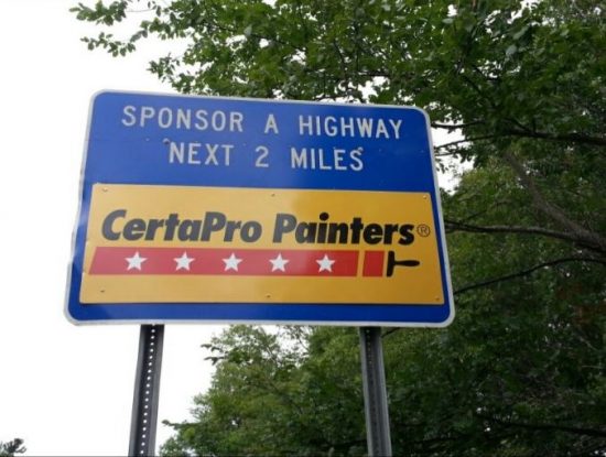 highway sign in rockland ma