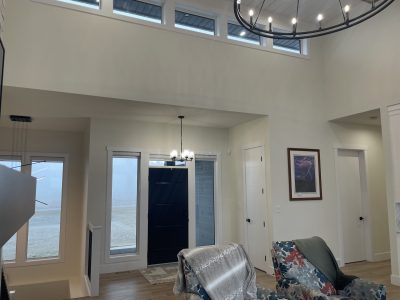 interior painting - living room