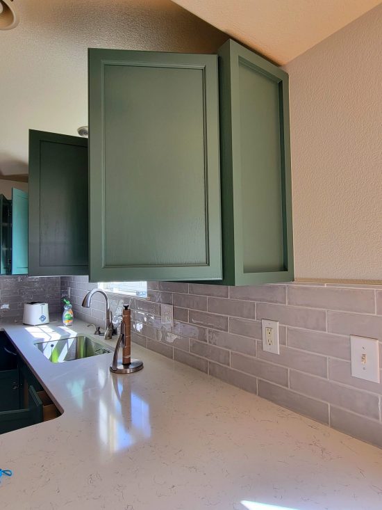 painted cabinets