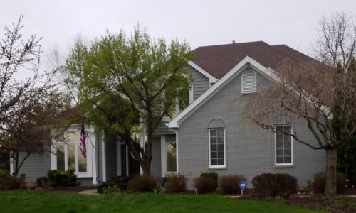Gray Brick Home
