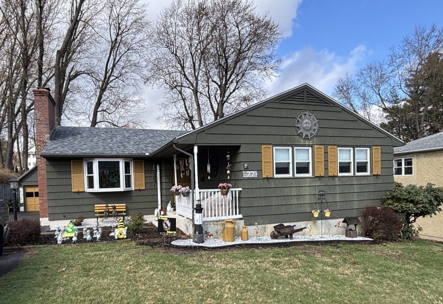 house with worn green painted siding Preview Image 1
