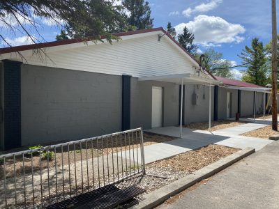 Front View of Commercial Building