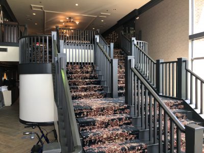 commercial painting stairs