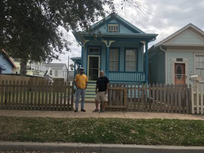 blue home