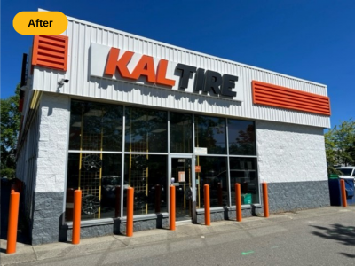 Kal Tire Exterior after